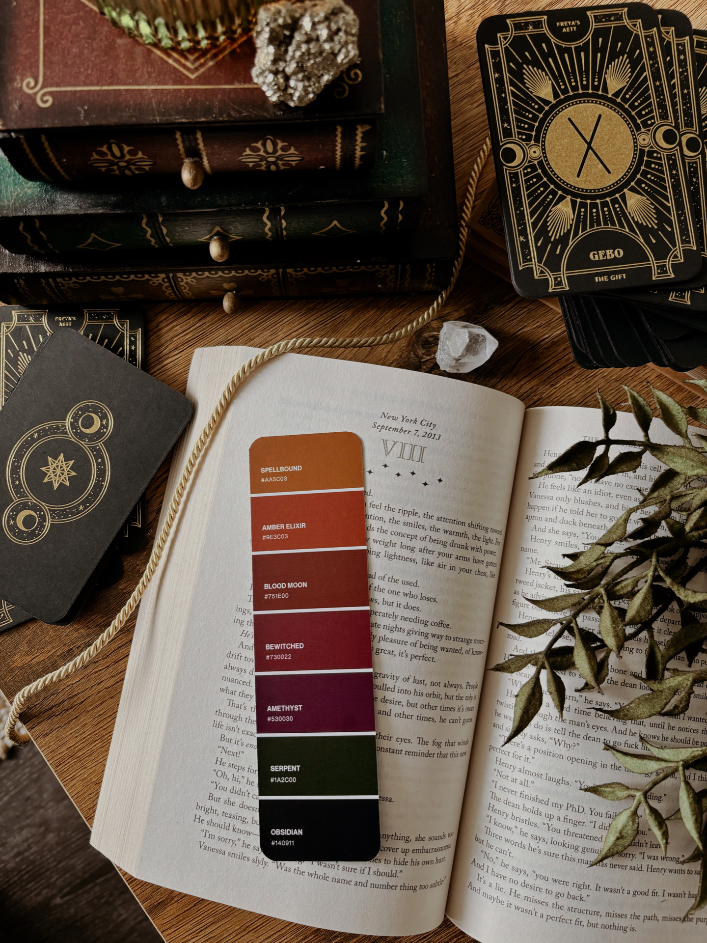 Witch's Jewels Paint Swatch Bookmark