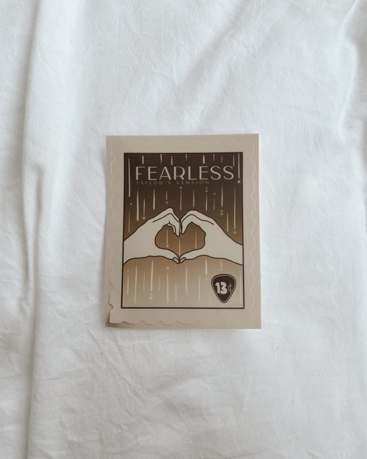 Fearless Stamp Sticker *MISPRINT*