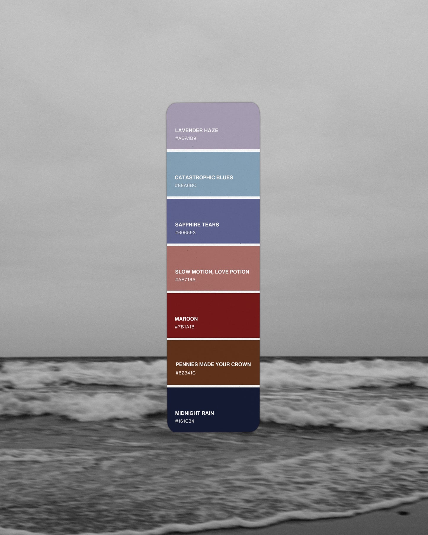 Midnights Era Paint Swatch Bookmark