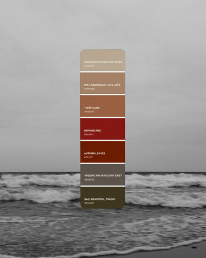 Red (Taylor's Version) Era Paint Swatch Bookmark