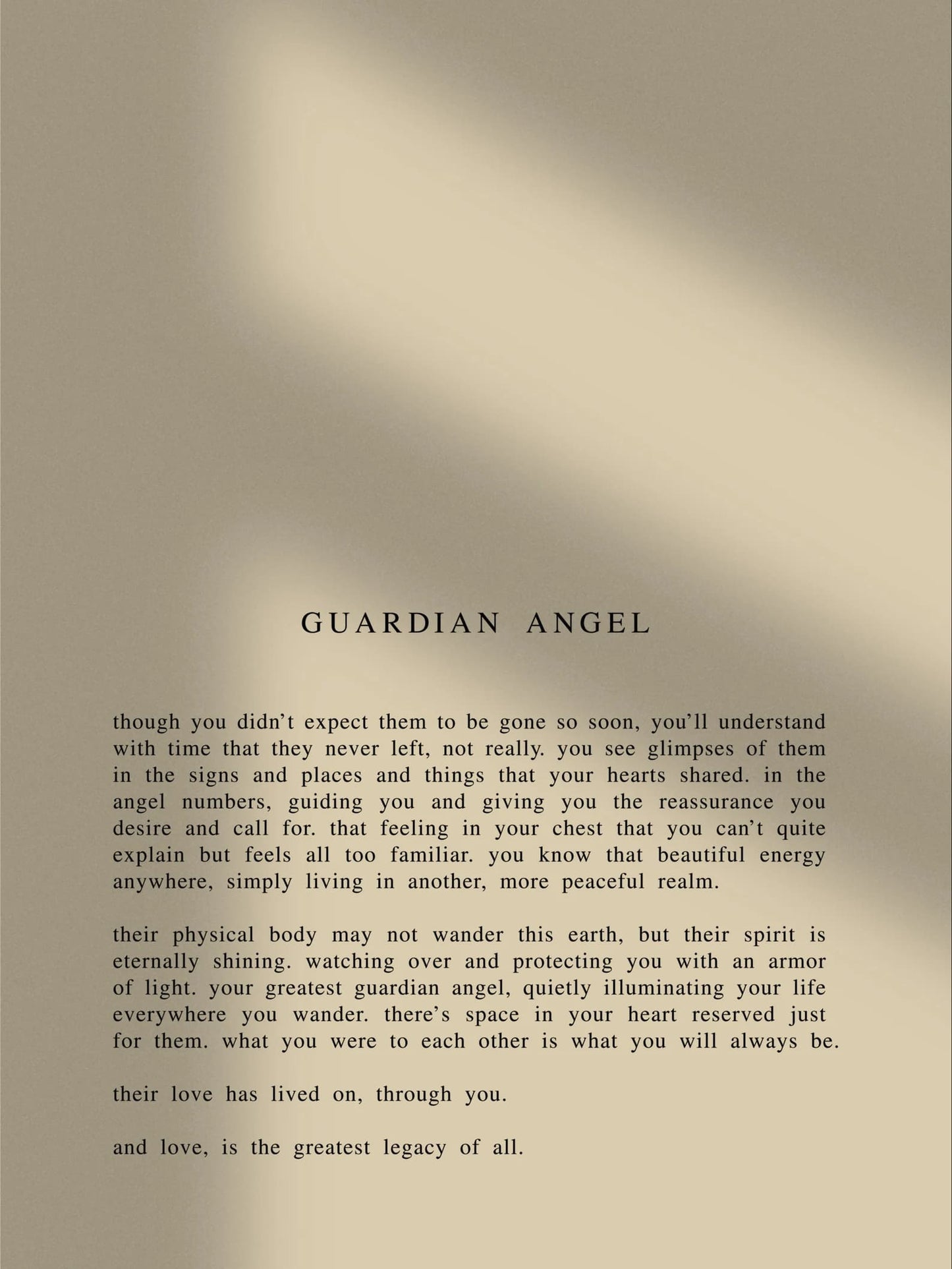 "Guardian Angel" Art Print