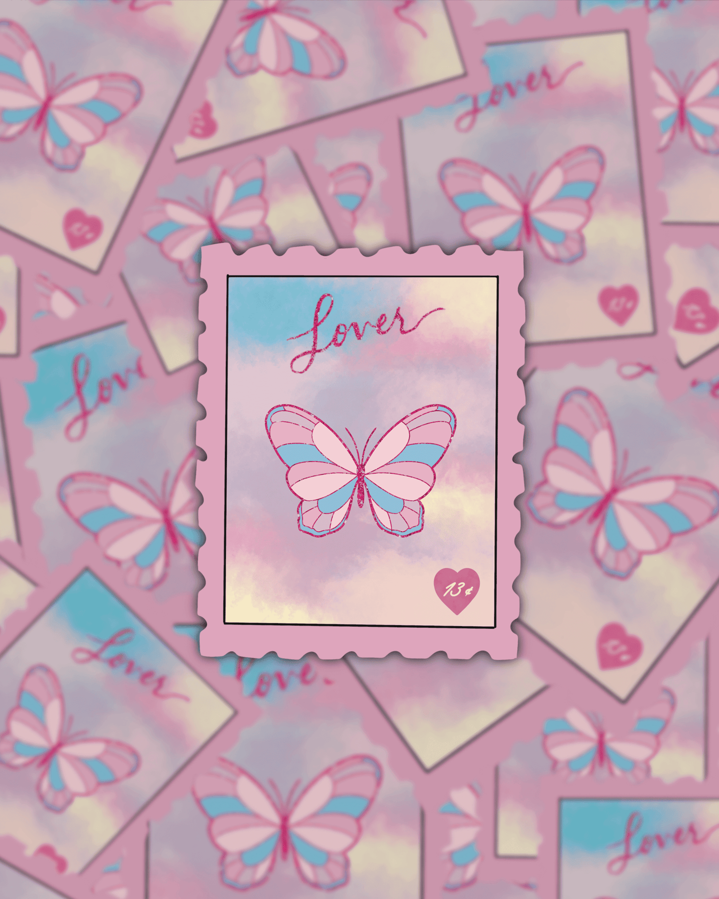 Lover Stamp Sticker